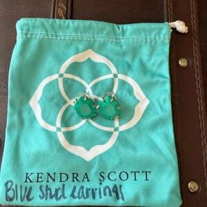 Kendra Scott Teal Stud Earrings
